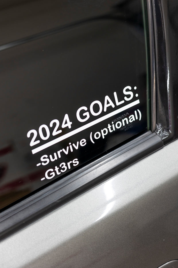 2024 Goals (survive)