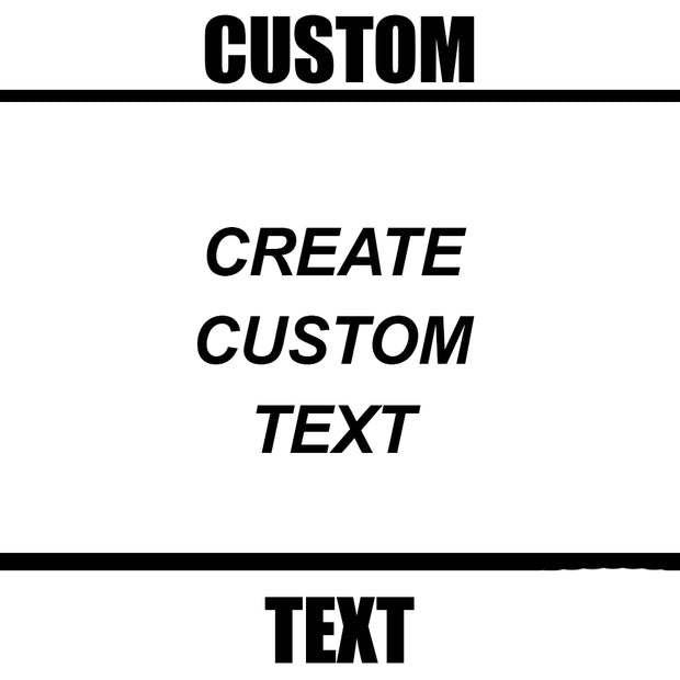 Create Custom Text Decal